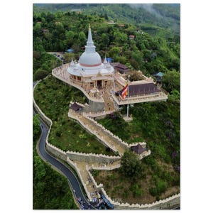 Temple of Sri Lanka /Classic Semi-Glossy Paper Poster
