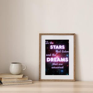 ACOTAR Inspired Poster: Booktok Quote Wall Art (Digital Download)