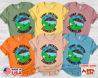 Custom Camp Counselor Shirt, Personalized Camp Counselor Shirt, Family Camping shirts, Summer Camp T-shirts Camping Trip C-13062302