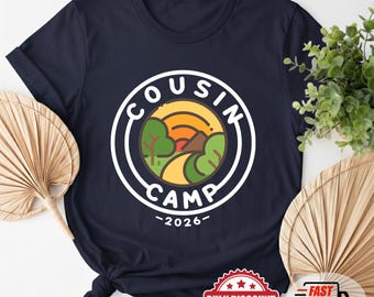 Cousin Camp 2026 Shirt, Cousin Crew 2026, Cousin Camp Shirts, Matching Cousin Shirts, Summer Cousin Shirts, Camp Tees for Family C1NY51