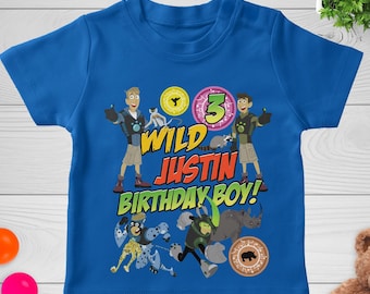 Personalized Wild Kratts Birthday Custom Kid Shirt, Wild Personalized shirt for kids, Wild Kratts Birthday Shirt,Birthday Shirt G5QQ09
