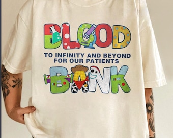 Blood Bank, Lab Week Tee, Funny Science Lover Gift, To Infinity & Beyond, Lab Story, 2026 ,Scientist merch, Lab Week, Med Tech C1NM04