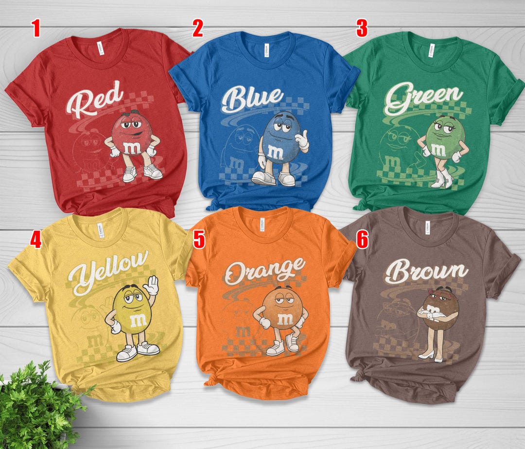 M & M Shirt, Matching Costume Shirt, M and M Group Shirt, Group Candy ...
