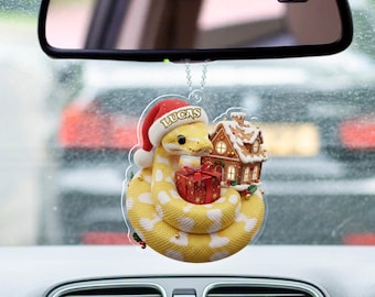 Personalized Ball Python Christmas Ornament, Custom Reptile Lover Gift, Snake Holiday Tree Decor JCTW22