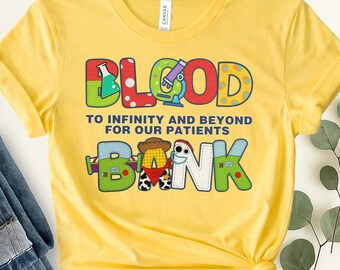 Blood Bank, Lab Week Tee, Funny Science Lover Gift, To Infinity & Beyond, Lab Story, 2026 ,Scientist merch, Lab Week, Med Tech C1NM04