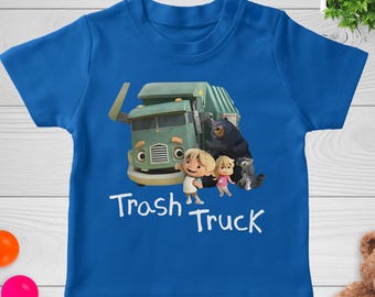Trash Truck Birthday Shirt, Gift For Baby, Birthday Boy Girl, Trash Truck Family Matching Tee, Trash Truck Girl, Gift For Child C2EF09