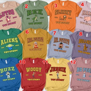 Disney Toy Story Group Shirt, Toy Story Character Shirt, Toy Story Shirt, Disney Matching Shirt, Group Shirt, Disney Family Shirt C-16122226
