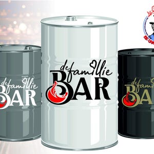 Adesivo para Bar Familiar | Decoração de Bar | Decoração para Churrasco e Aperitivos | Adesivo para Bar | Bar | Bar em Casa | Adesivo para Barril | Decoração de Barril