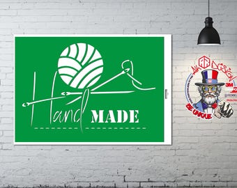 Stencil Professionale In PVC Luna E Stelle – 43x43 Cm, Stampino Per Decorazioni Fai Da Te Su Pareti, Mobili E Tessuti (cod. ST 140)