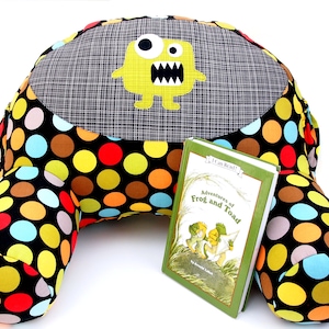 Quiet Time Reading Pillow Sewing Pattern - A Comfy Reading Spot for Kids - Instant Download