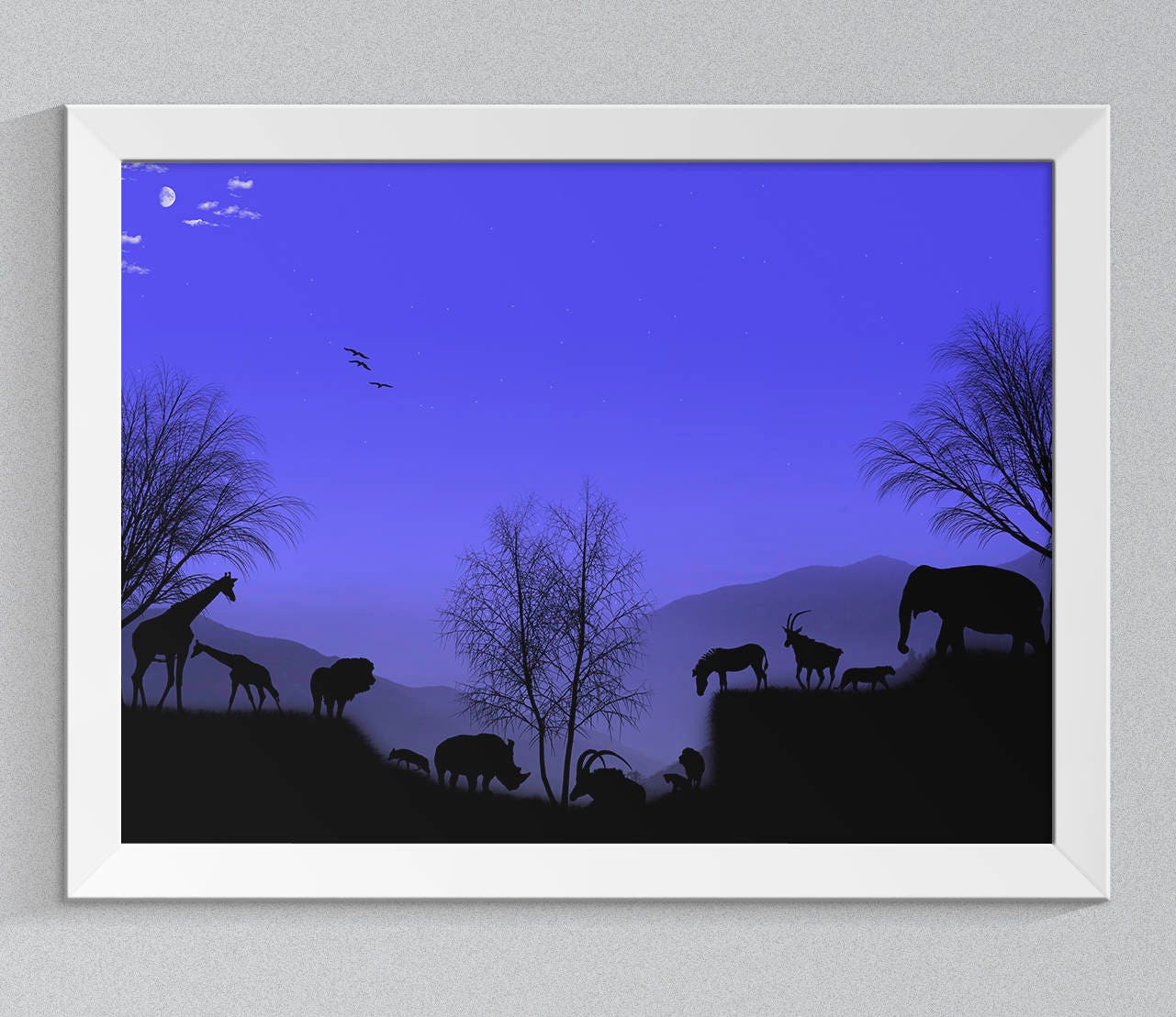 African Landscape Wall Art African Digital Paper African Etsy