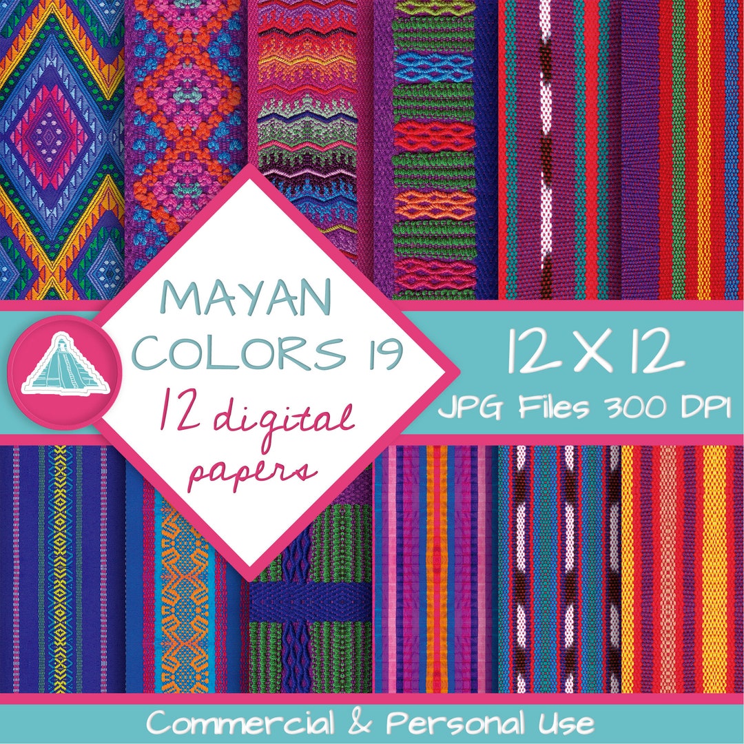 Mexican Fabric Print Textile Art Background Blanket Decor - Etsy