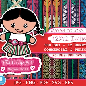 Mexican png jpg pdf eps svg fabric print otomi aztec upholstery mexican wall art print mexico digital textile background blanket decor mayan