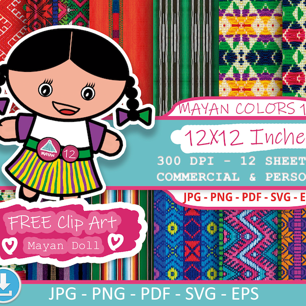 Guatemalan fabric print jpg png pdf eps svg textile chapin mayan blanket art decor bundles upholstery serape ethnic digital sublimation