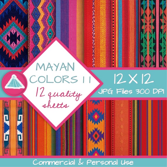 Mexican textile art background blanket decor party material | Etsy