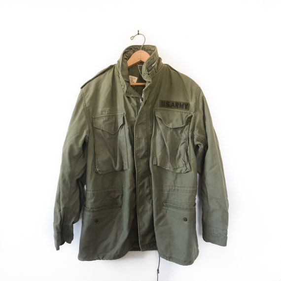 SML | M65 Olive Green Field Jacket 1980’s Army Mil