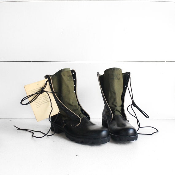 narrow combat boots