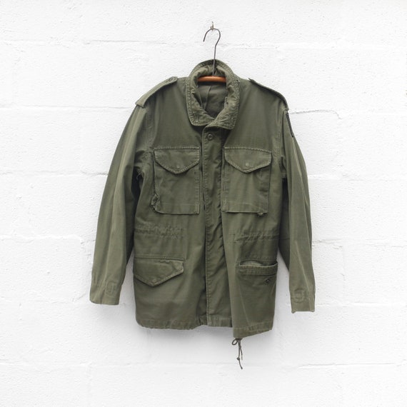 Vintage M 65 Jacket 1980 S Golden Mfg Co Military Coat W Etsy