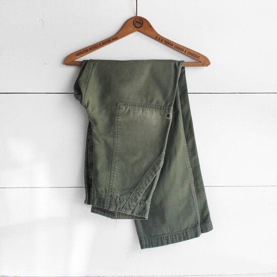 OG-107 Military Pants Cotton Sateen Army Utility T