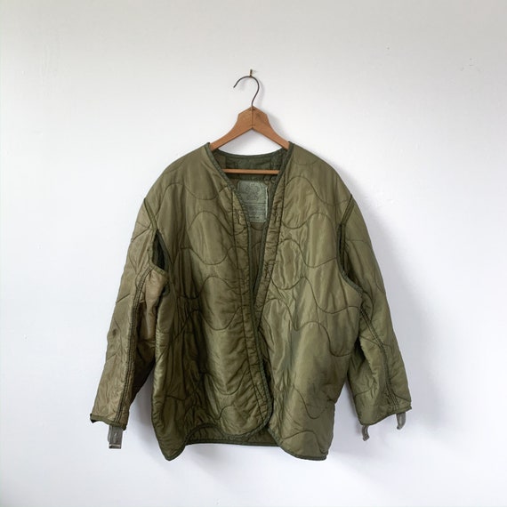 MED | M-65 Liner Quilted Military Green Liner Coat
