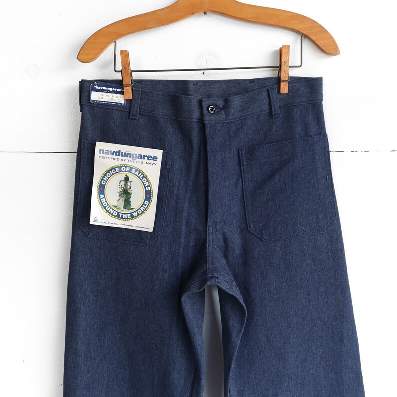 navy dungaree pants
