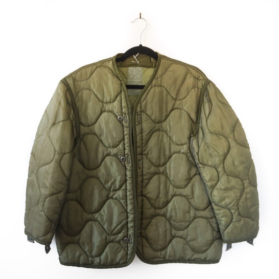 MED | M-65 Liner Quilted Military Green Liner Coat