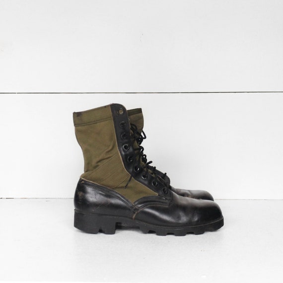 military jungle boots black