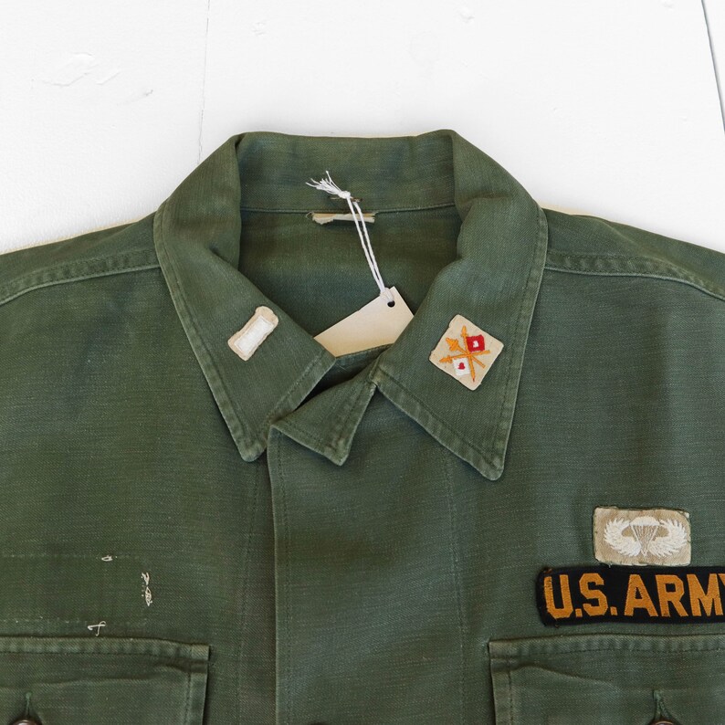 LRG Vintage Army Fatigues in Olive Green Lieutenant Ranked Etsy