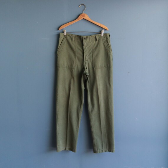 Vintage Military Trousers | OG 107 Cotton Army Pan