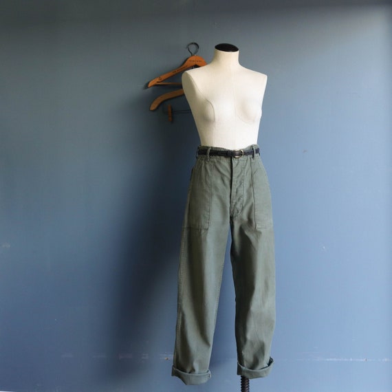 OG-107 Military Pants Cotton Sateen Army Utility T