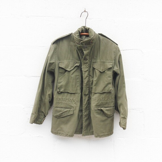 Vert Veste Olive Petit Militaire M65 Supplément rrfwq