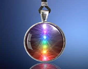 Chakra Necklace, Reiki Jewelry, Energy Pendant Necklace "Chakra Balance"