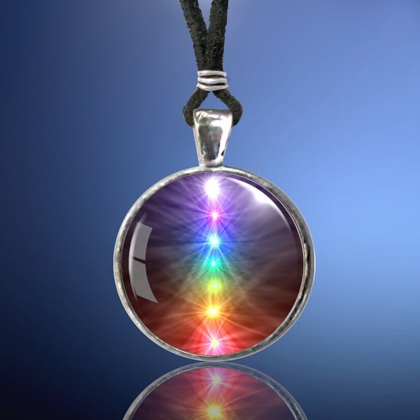 Chakra Necklace, Reiki Jewelry, Energy Pendant Necklace "Chakra Balance"