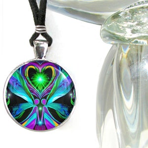 Twin Flames Necklace, Soulmate Love, Angel Hearts, Reiki Energy "Unconditional Love"