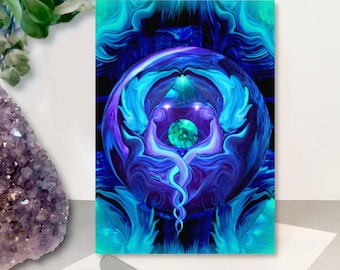 Angel Art Notecards: 5" x 7" Pearl Paper Greeting Cards, Set of 5 Designs