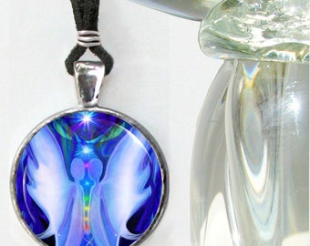 Twin Flames Necklace, Chakra Jewelry for Soulmates, Reiki Energy Pendant - "Twin Souls"