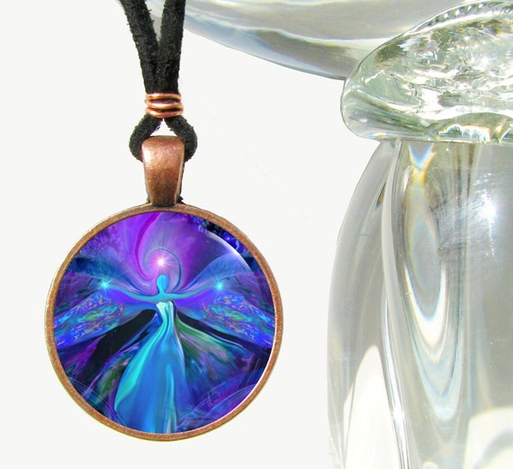 Purple Third Eye Necklace, Intuition Reiki Energy Pendant, Chakra Jewelry  the Seer -  Canada