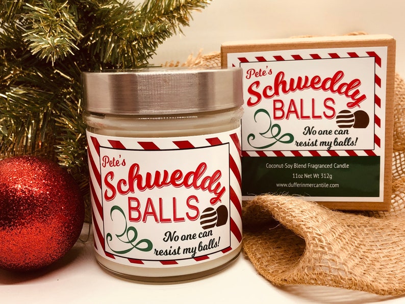Schweddy Balls candle Pete Schweddy SNL Scented soy candle Etsy
