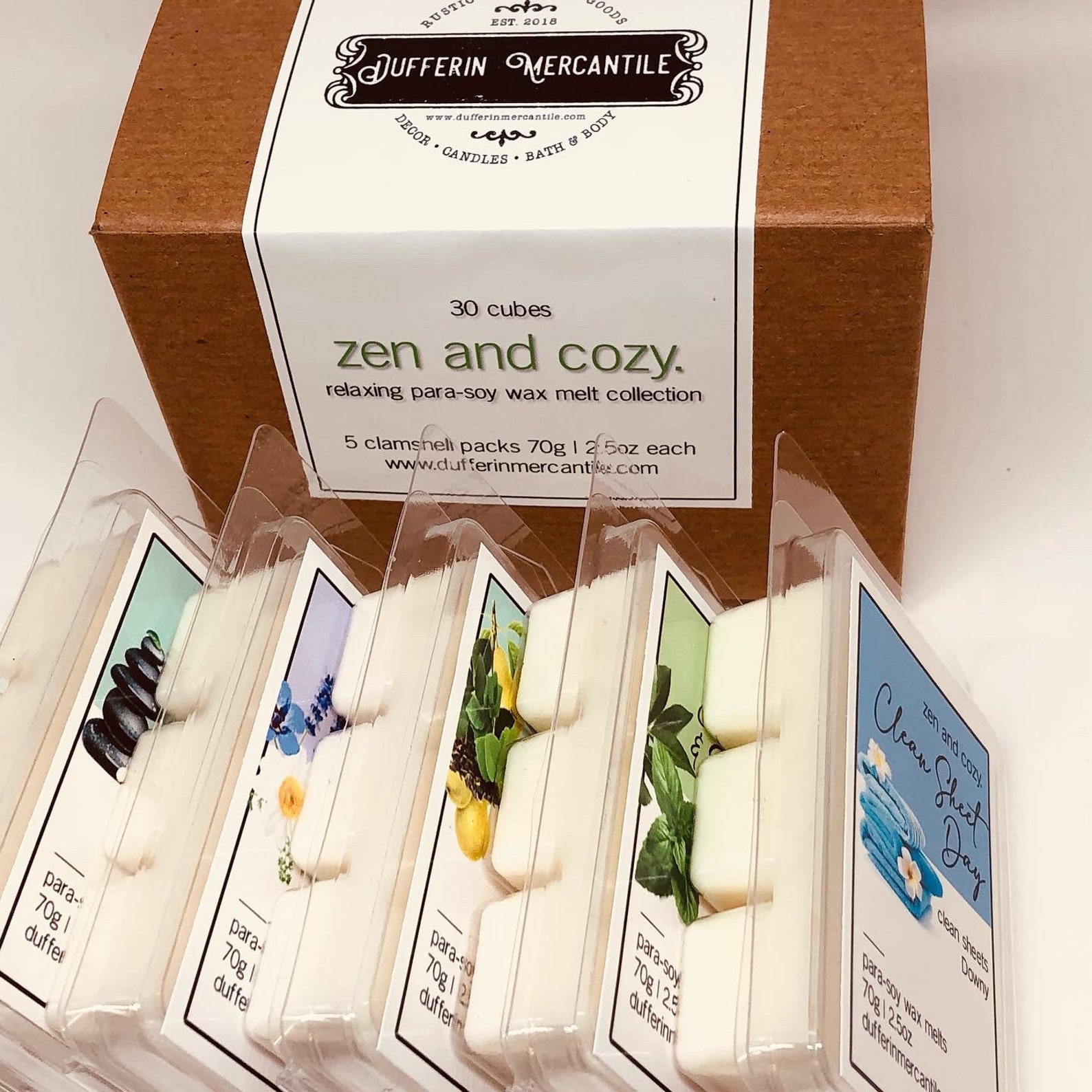 Zen Wax Melts juego de 5 paquetes spa aromaterapia sin Etsy
