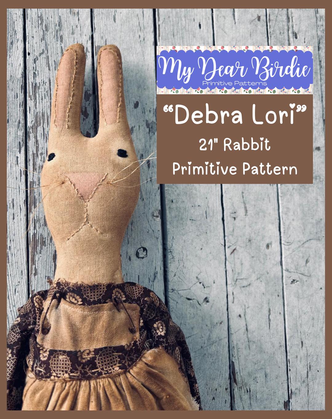 Primitive Bunny Rabbit Sewing Pattern: 21