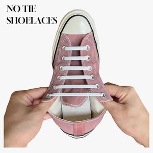 Lacets élastiques sans nœud – Pour baskets, chaussures – Faciles à enfiler