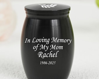 Custom Engraved Mini Urn for Ashes,Pet or Human Personalized Mini UrnCremation Memorial Urn Paw Print for Dog,Funeral Urns,Ashes Keepsake