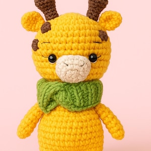 Amigurumi Giraffe Crochet Pattern – PDF Tutorial | Cute Handmade Toy for Beginners