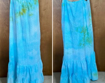 Tie Dye Maxi Dress with Pockets