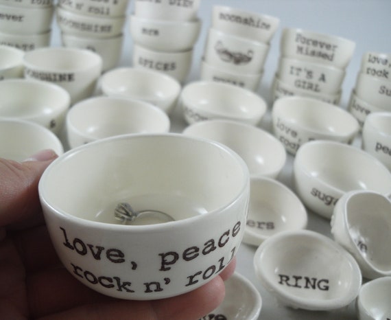 Bulk Wholesale Ring Dishes in Various Sizes and Styles Choose