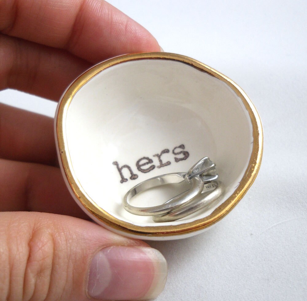 ENGAGEMENT RING HOLDER gift for bride gift for wife gift for Etsy