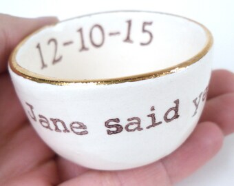 Presente para chá de panela, porta-anéis personalizado, porta-joias, porta-alianças de noivado, presente para a noiva, porta-anéis personalizado, presente personalizado para a esposa