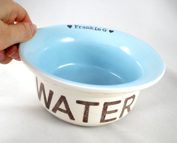 Custom Printed Cat Bowl, Ceramic Food & Water Dishes, Personalized Color  Options, Gift for a Pampered Pet or Cat Lover, Heavy Duty Cat Bowl - Etsy