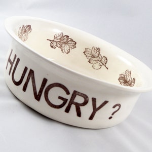 Pet bowl 2 size options PERSONALIZED DOG BOWL | large or small | personalized dog or cat bowl | food dish or water dish