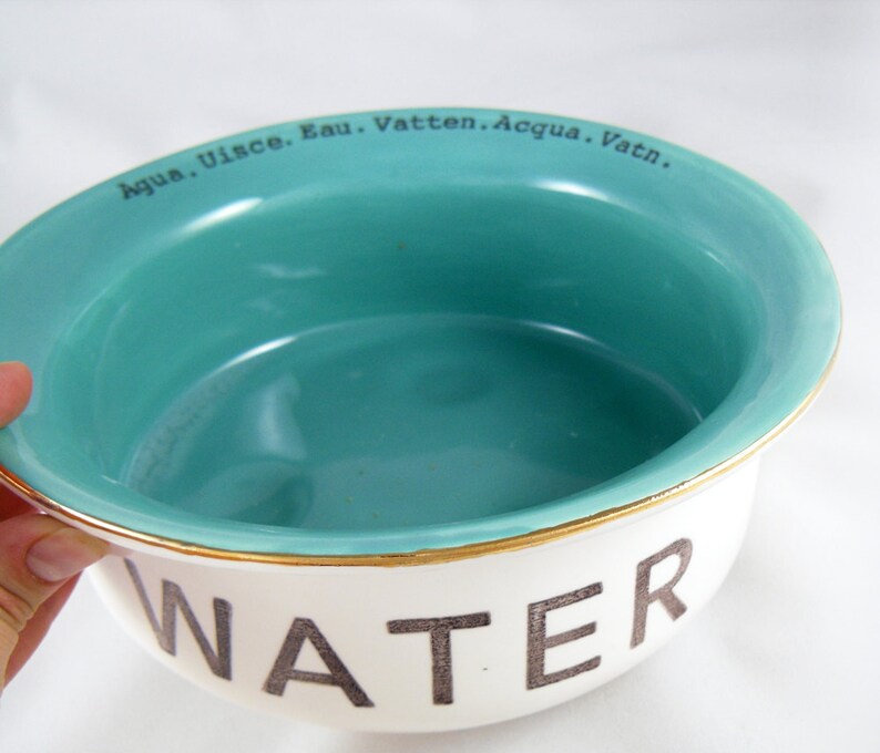 Water Dish Large Small CUSTOM DOG GIFT for Dog or Gift for Cat Etsy